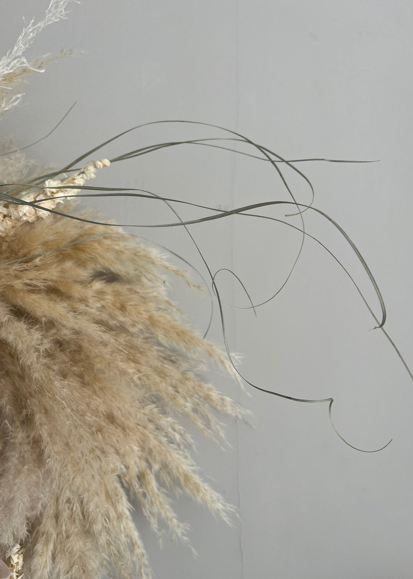 Pink Pampas Grass Wreath