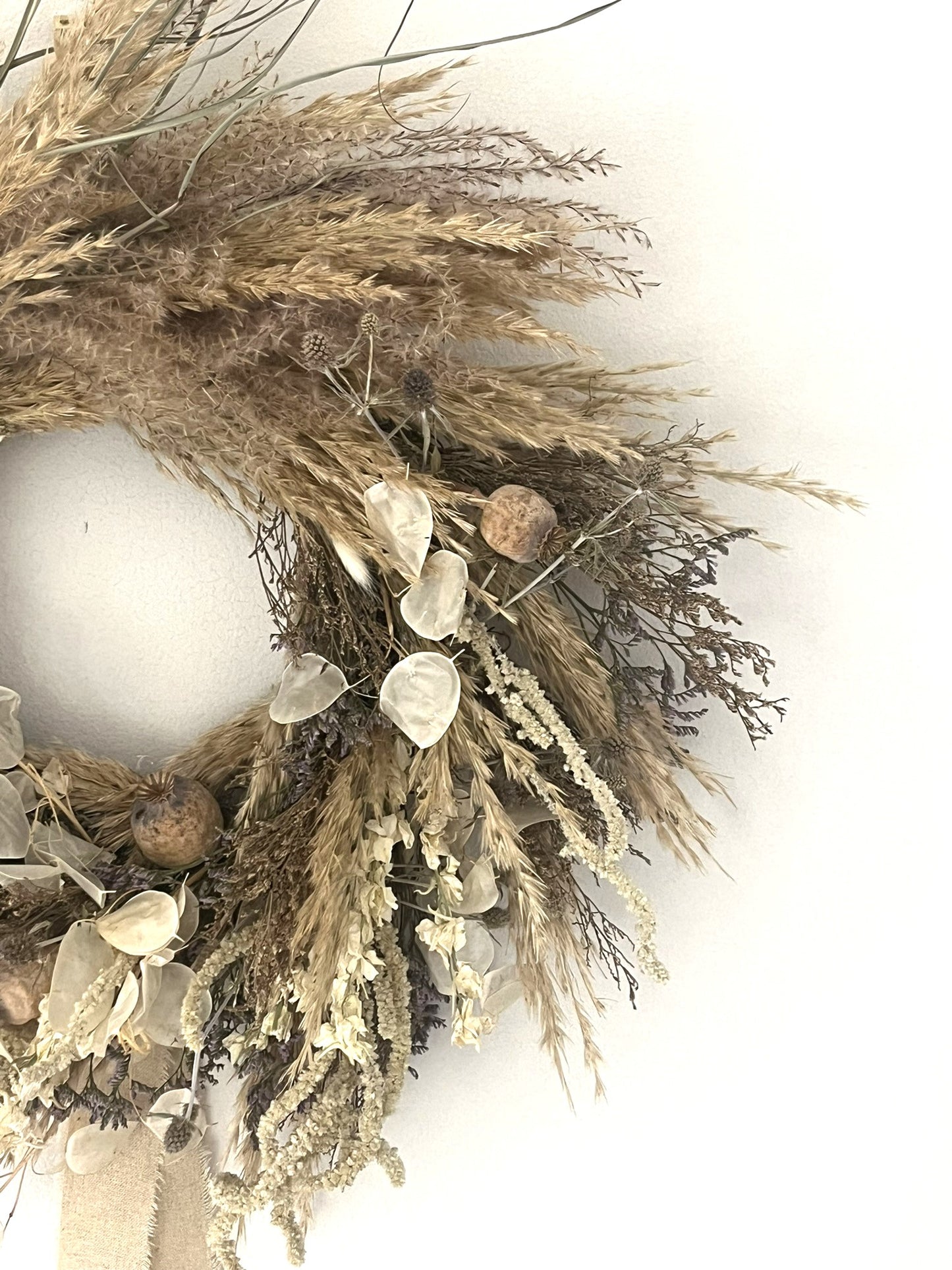 Boho Dried Flower Wreath