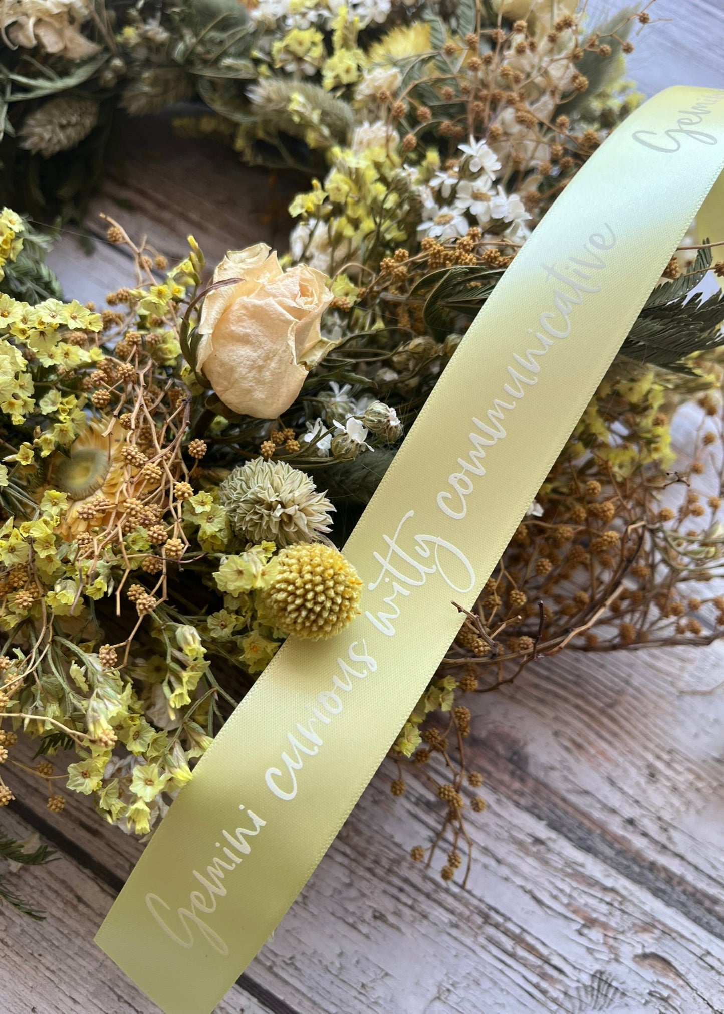 Dried Flower Wreath Gemini - (May 21 - Jun 20)