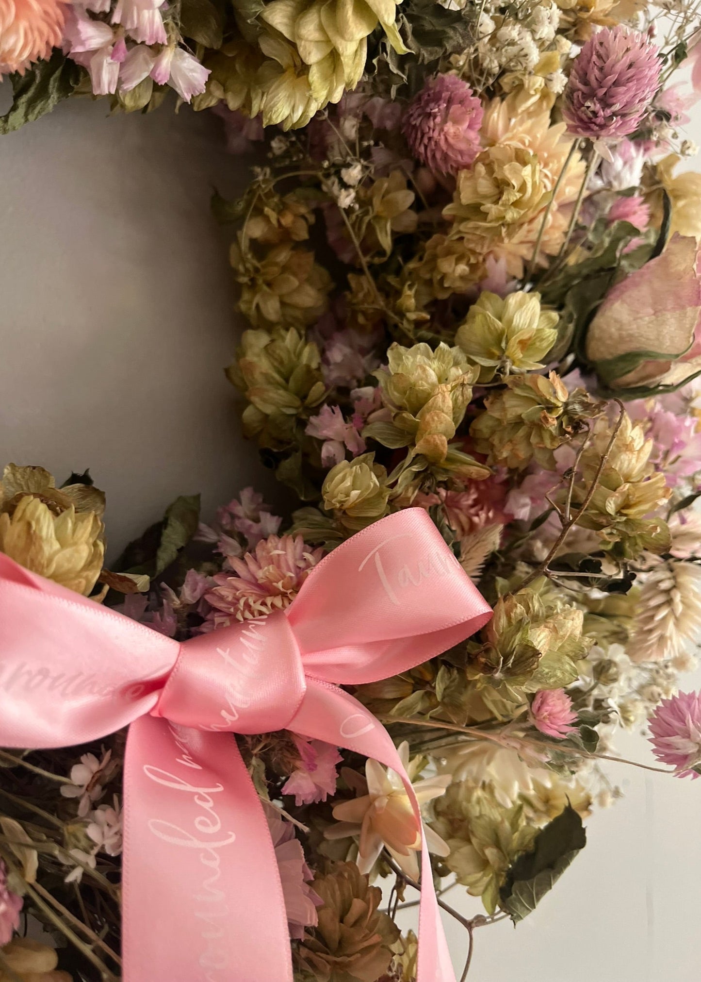 Dried Flower Wreath Taurus - (Apr 20 - May 20)