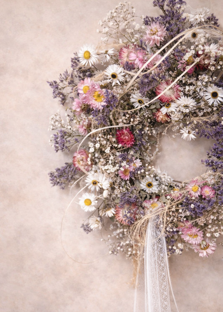 Welcome to our Spring Collection of Dried Wreaths, Arrangements and Bouquets!