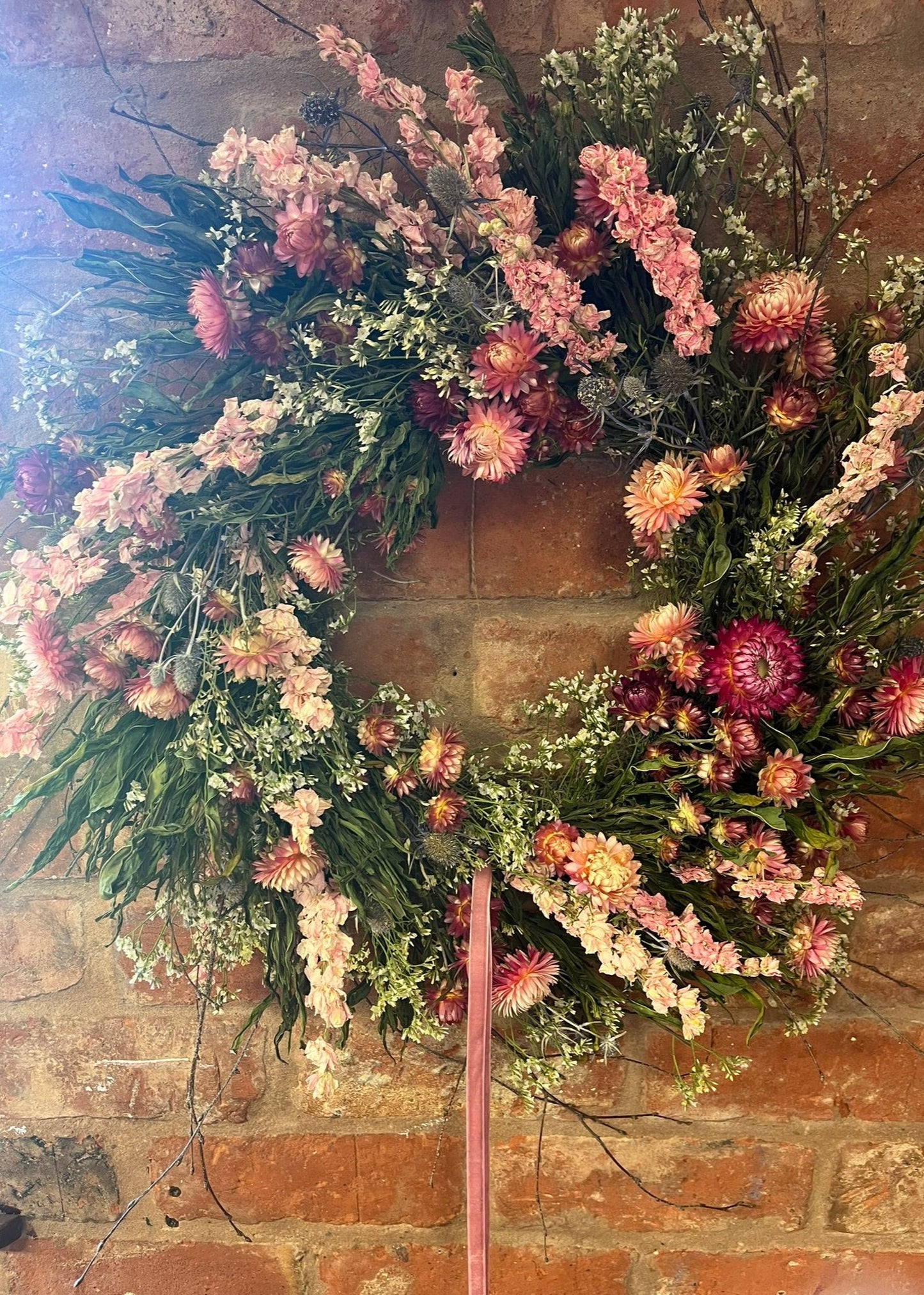 Summer Forever Dried Flower Wreath Workshop