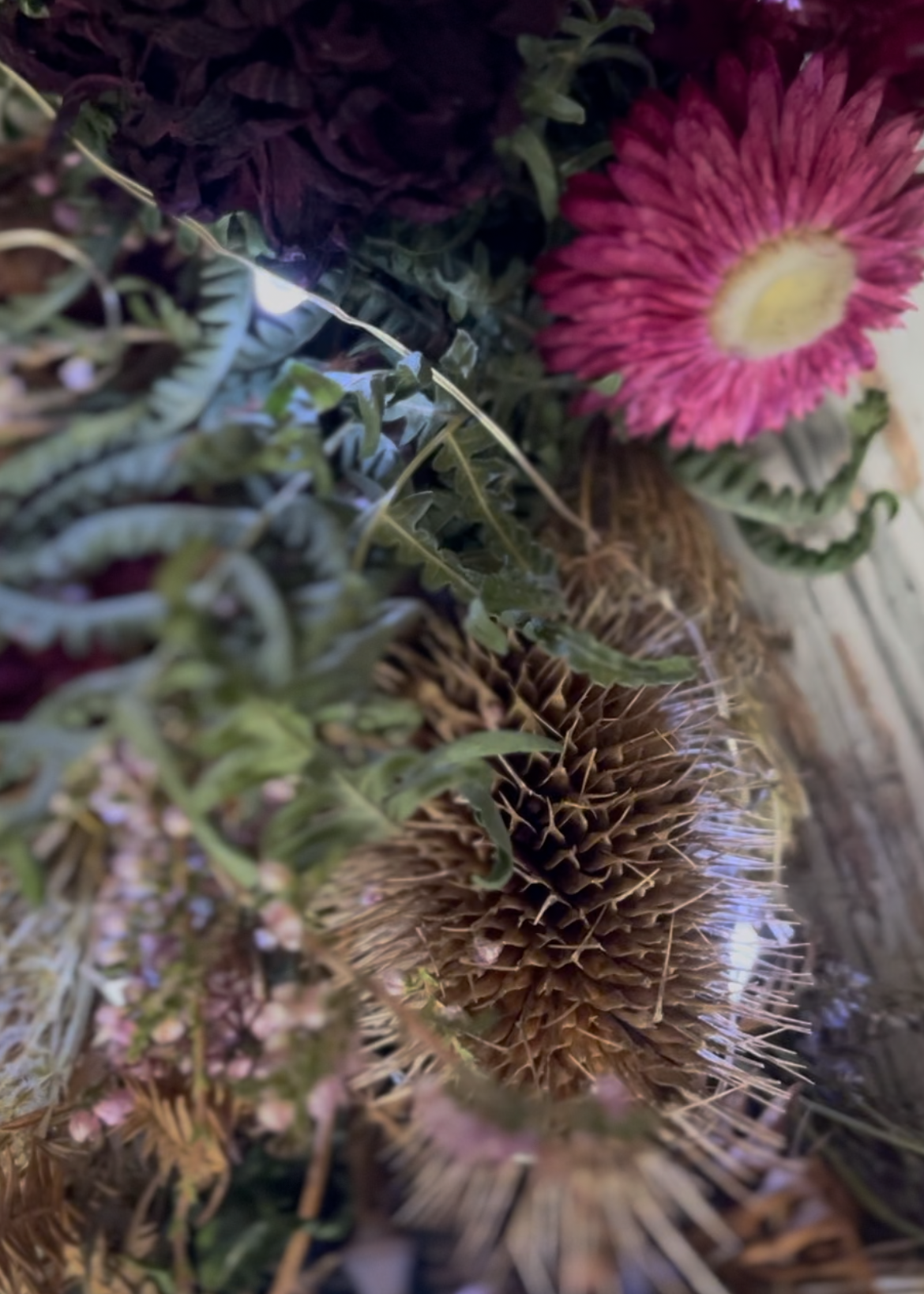 Christmas Dried Flower Wreath Workshop