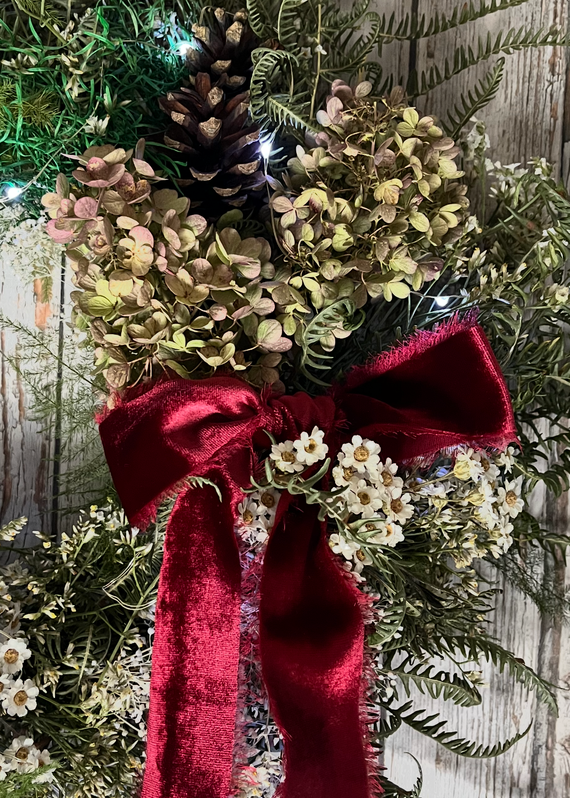 Christmas Dried Flower Wreath Workshop