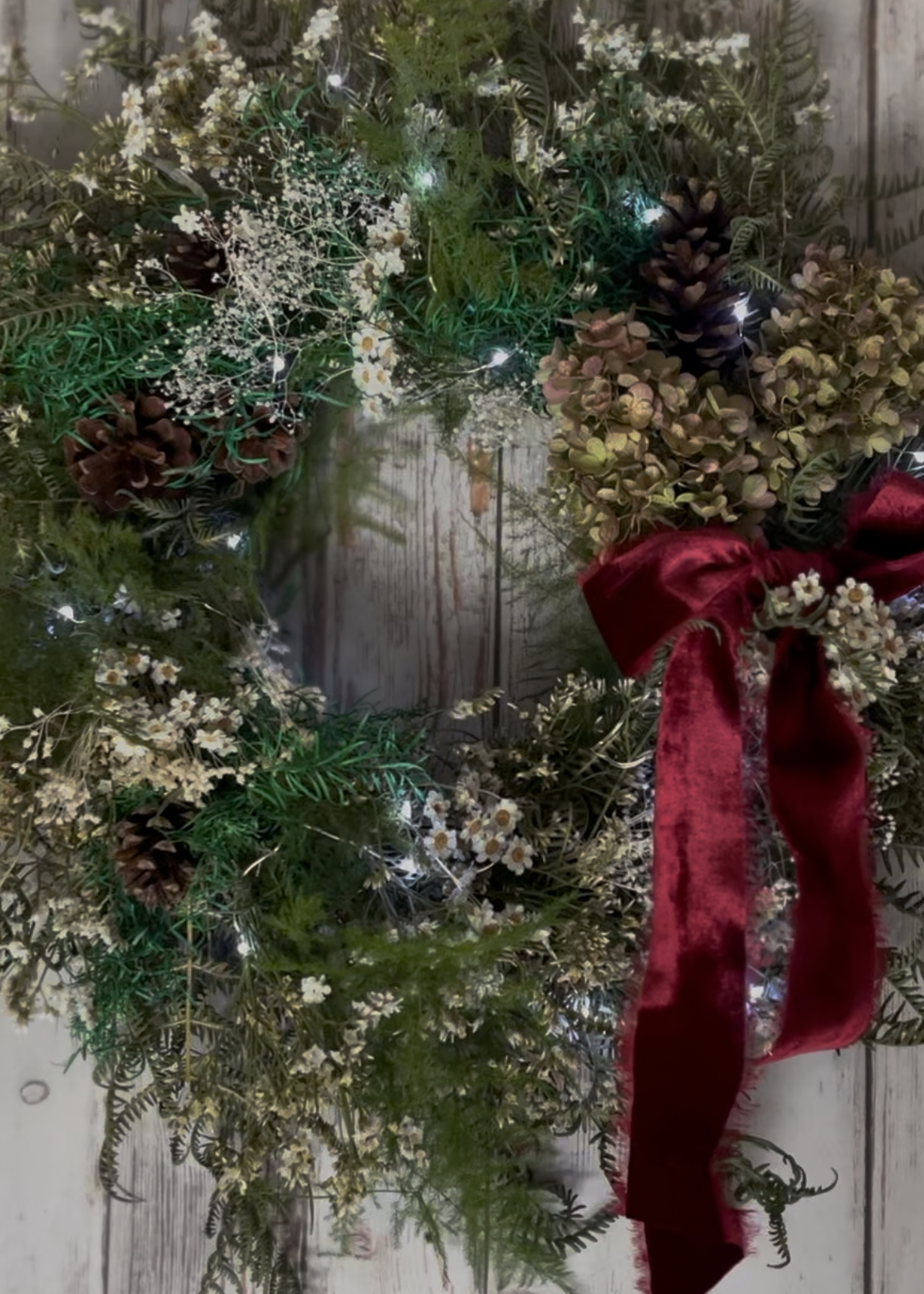 Christmas Dried Flower Wreath Workshop