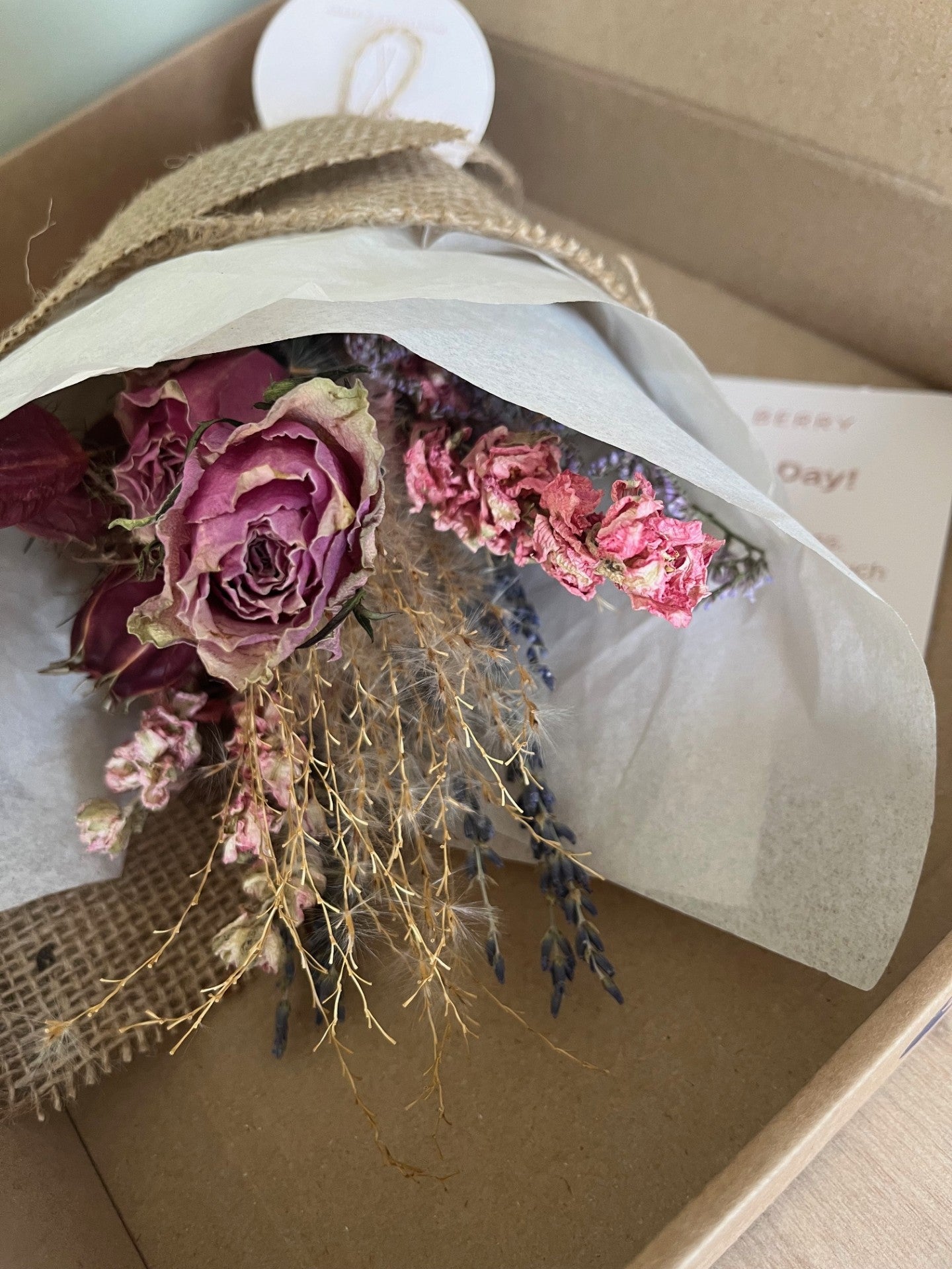 Letterbox Bouquet - In the pink