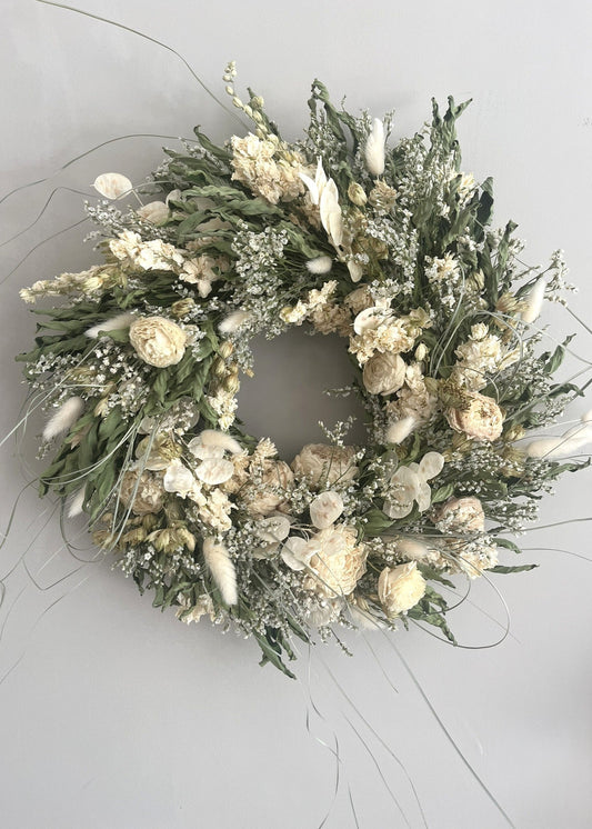 Peony & Ranunculus Wreath