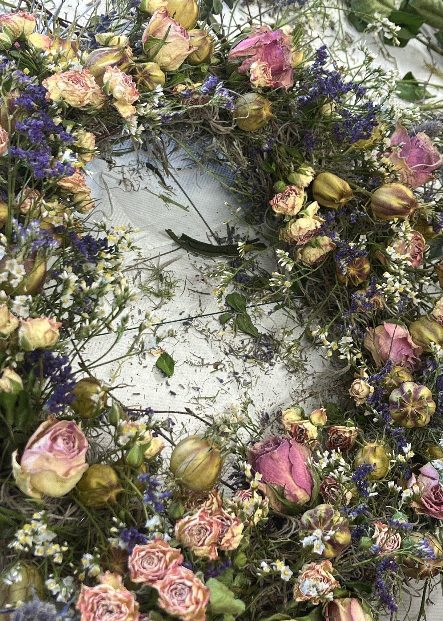 Forever Dried Flower Wreath Workshop