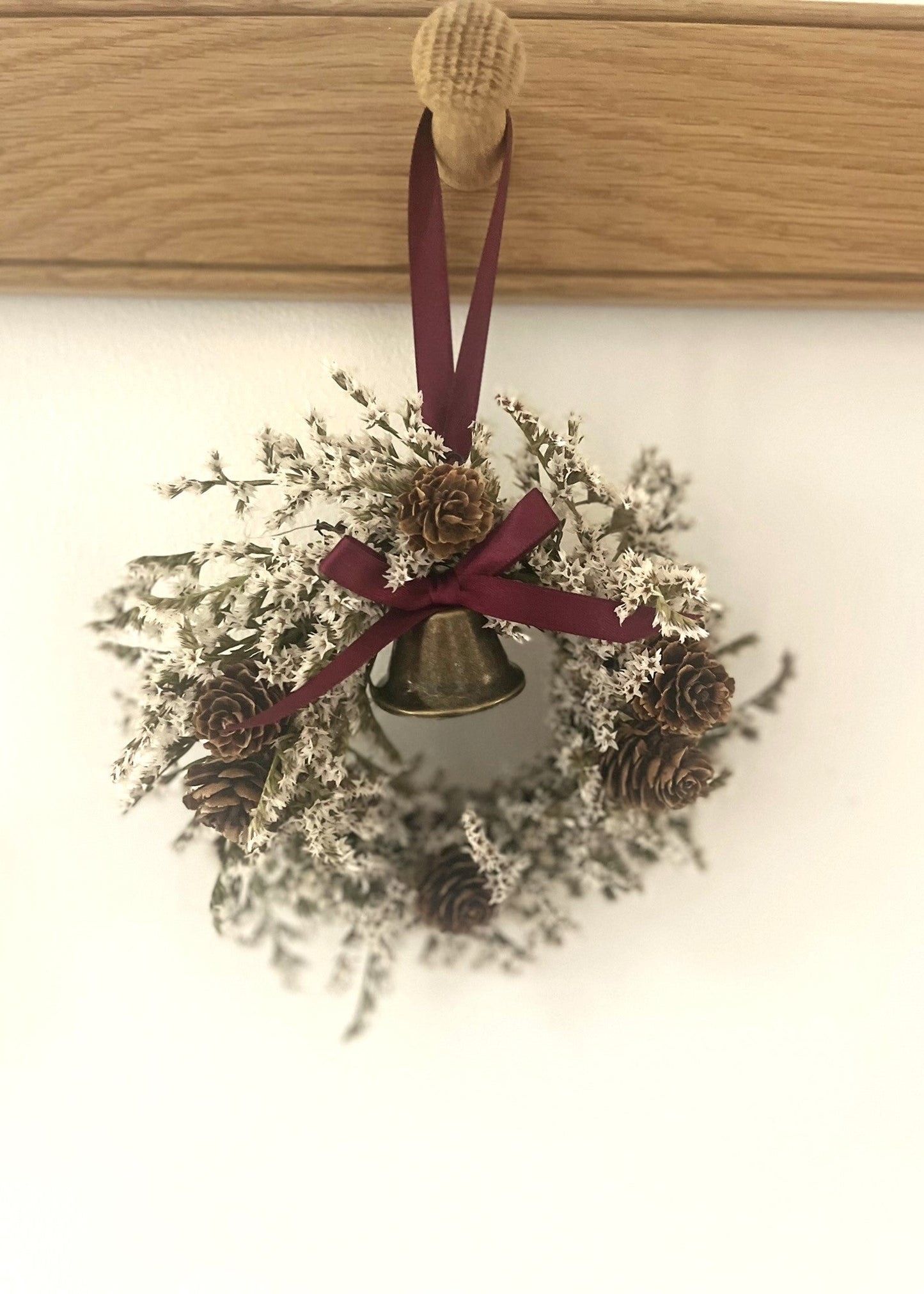 peg wreath for Christmas